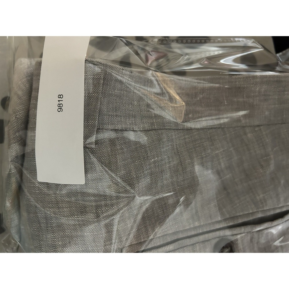 Joseph Abboud 100% Linen Dress Pants Slacks Men 36x34 Gray Beach Wedding Preppy - Picture 10 of 10